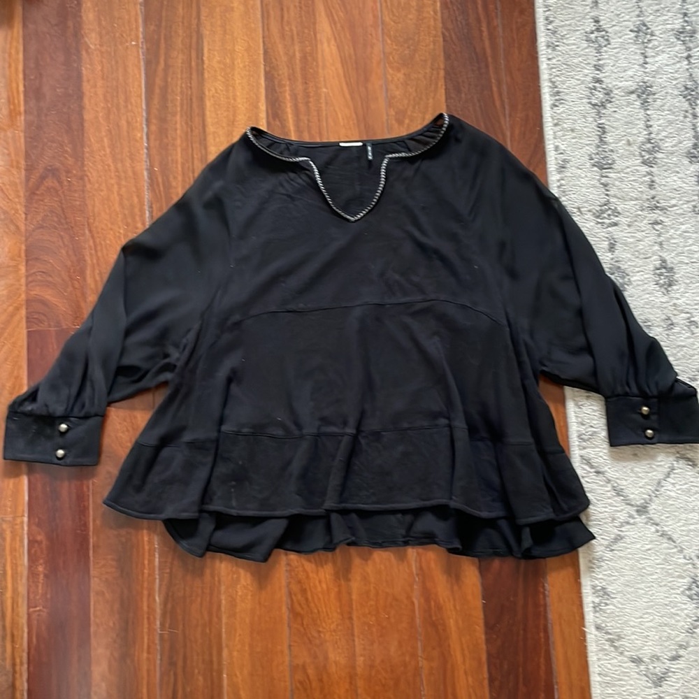 Black Anthropologie Blouse